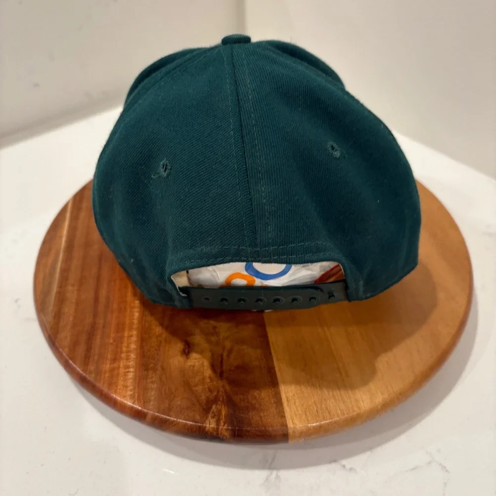 Classic Sportswear Gators Hat Men OSFA Green Brown Snapback Faux Suede Brim
